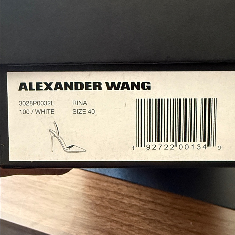 Alexander Wang White Studded Slingback Heels - Picture 5 of 5